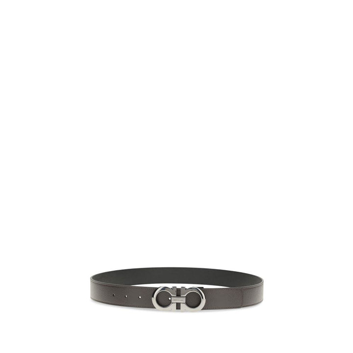 Ferragamo Brown Calf Leather Bos Taurus Regular Belt