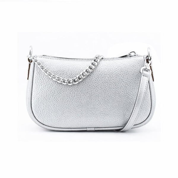 Michael Kors - Gray Leather Shoulder Bag