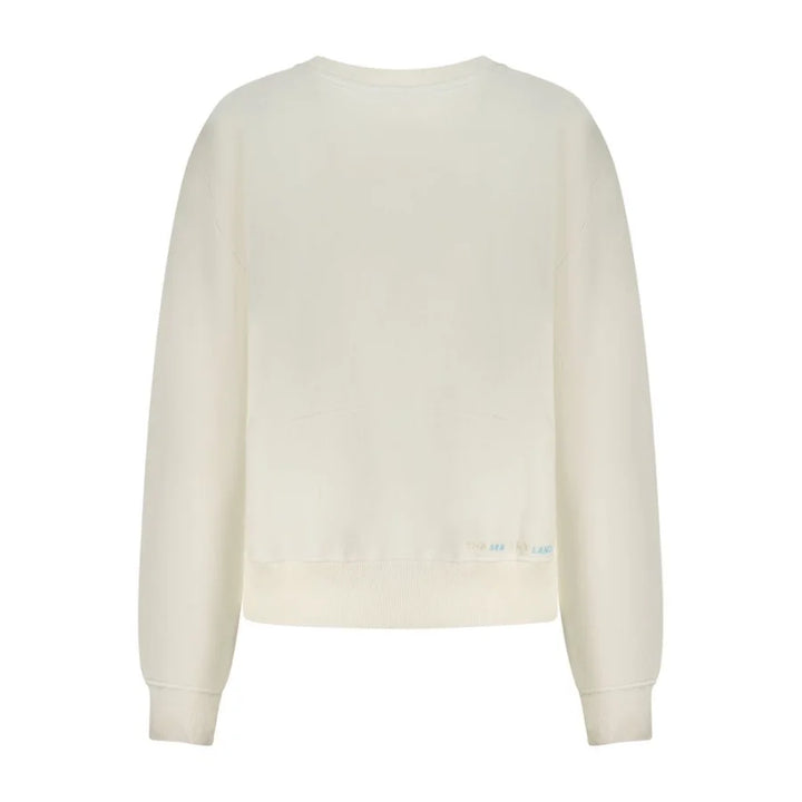 North Sails Bianco Cotton Women Sweatshirt