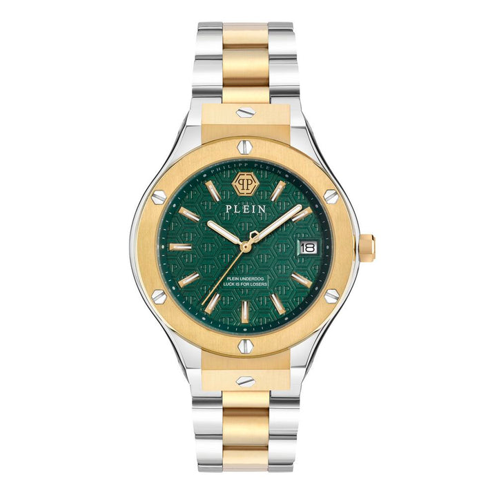 Philipp Plein Gold Stainless Steel Dress Watch