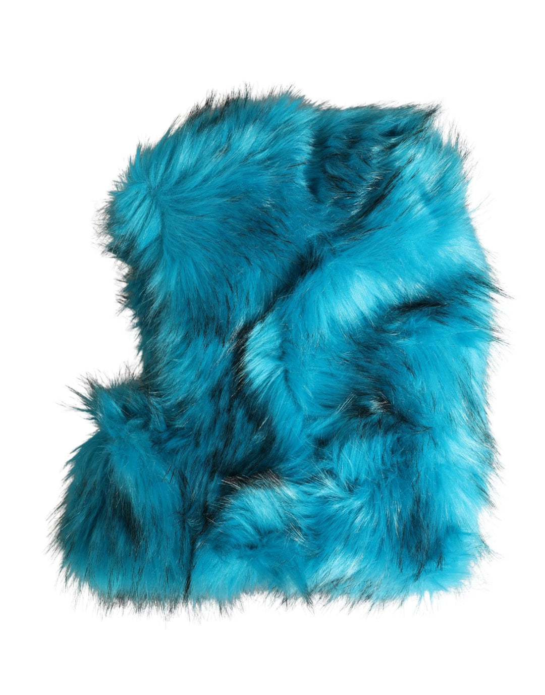 Dolce &amp; Gabbana Blue Modacrylic Fur Women Bucket Capello Hat