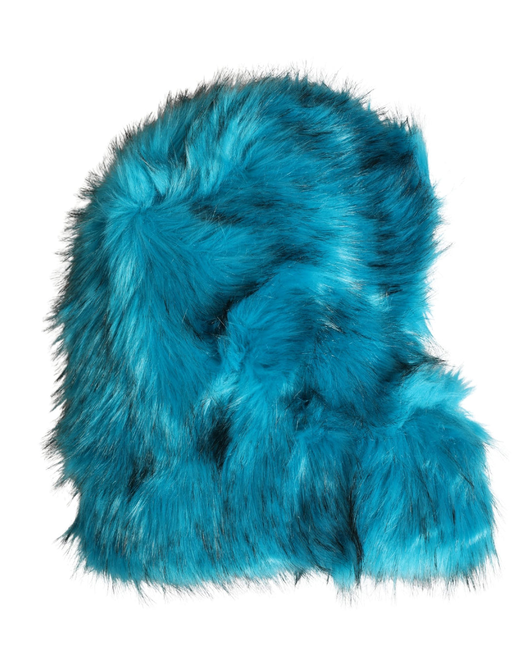 Dolce &amp; Gabbana Blue Modacrylic Fur Women Bucket Capello Hat