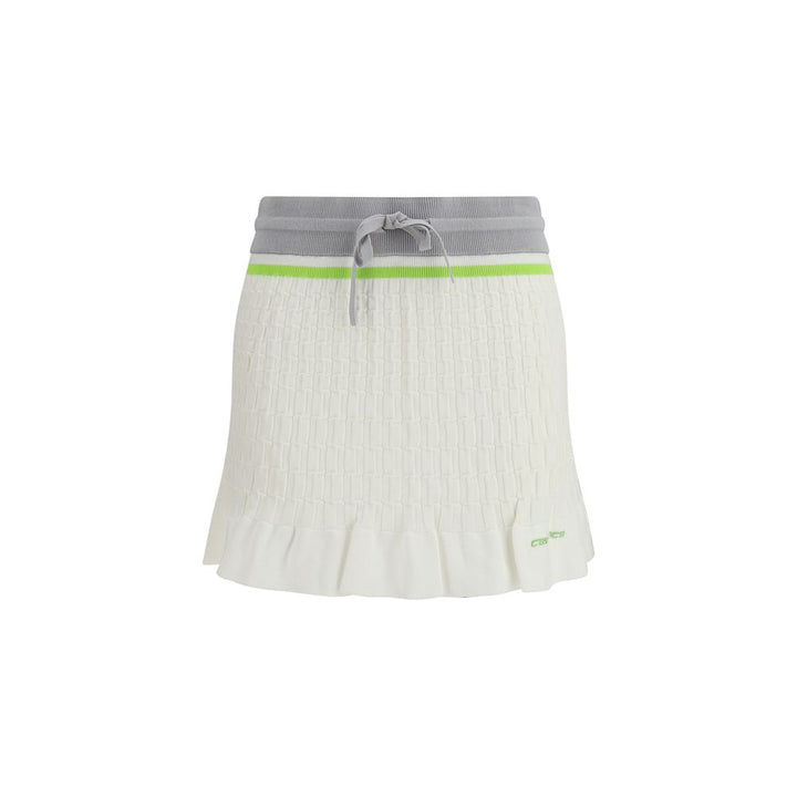 Women’s Casablanca White Cotton Mini Skirt