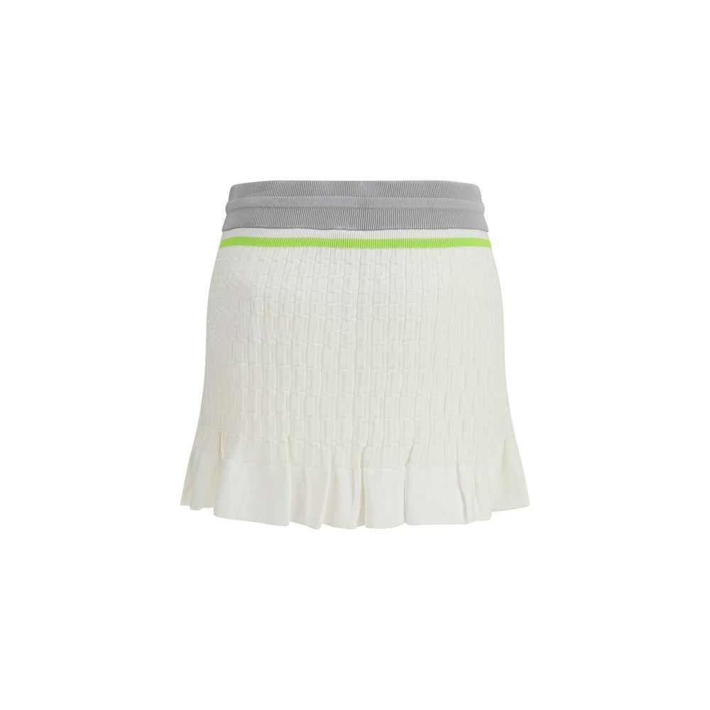 Women’s Casablanca White Cotton Mini Skirt