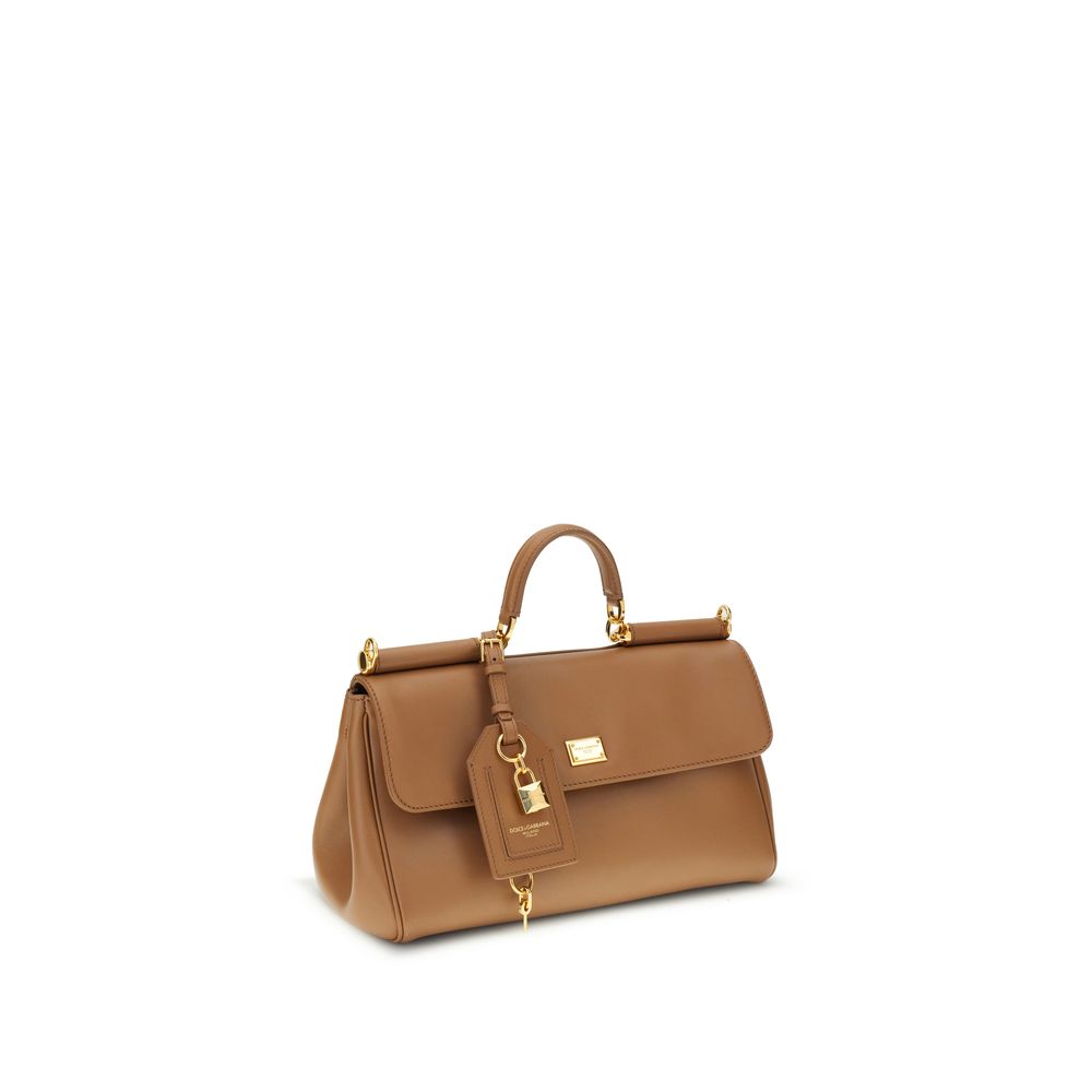 Dolce & Gabbana - Beige Calf Leather Bos Taurus Shoulder Bag