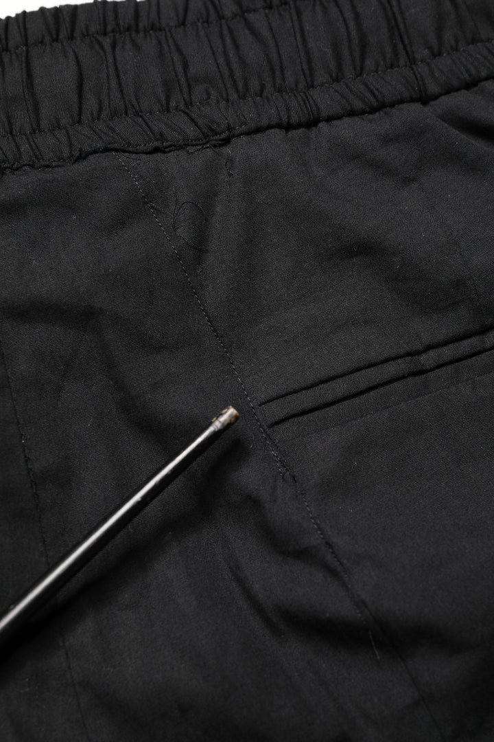 Dolce &amp; Gabbana Black Cotton Skinny Men Jogger Trouser Pants