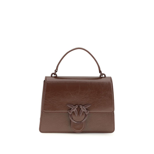 PINKO - Brown Lamb Ovis Aries Handbag