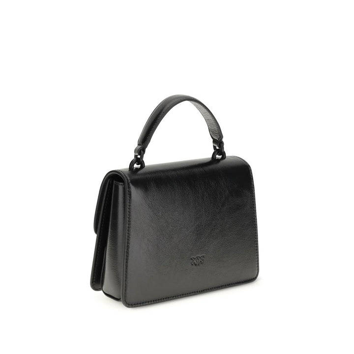 PINKO - Black Goatskin Handbag