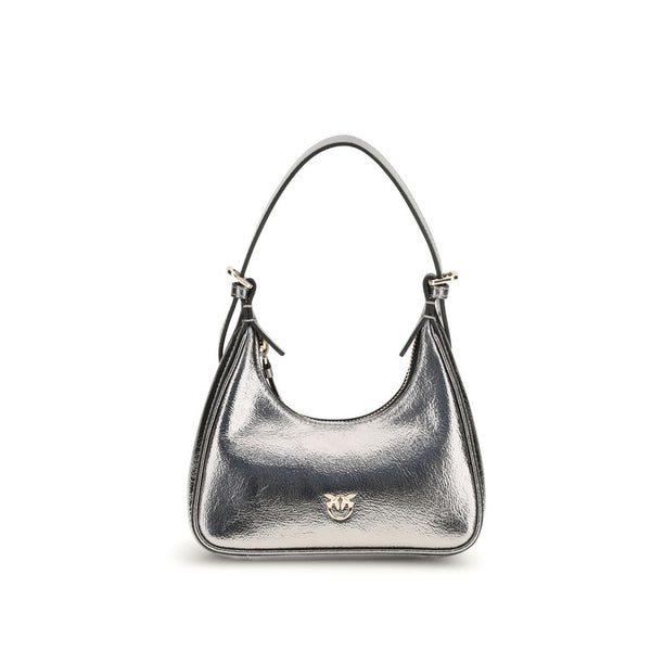 PINKO - Silver Lamb Ovis Aries Shoulder Bag