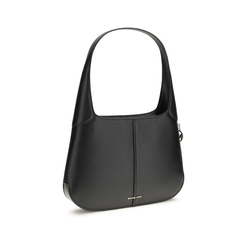 Michael Kors - Black Calf Leather Bos Taurus Shoulder Bag