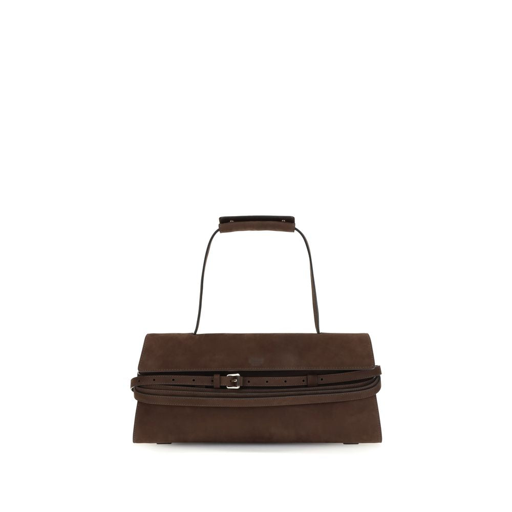 Moschino - Brown Calf Leather Bos Taurus Shoulder Bag
