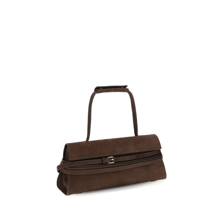 Moschino - Brown Calf Leather Bos Taurus Shoulder Bag