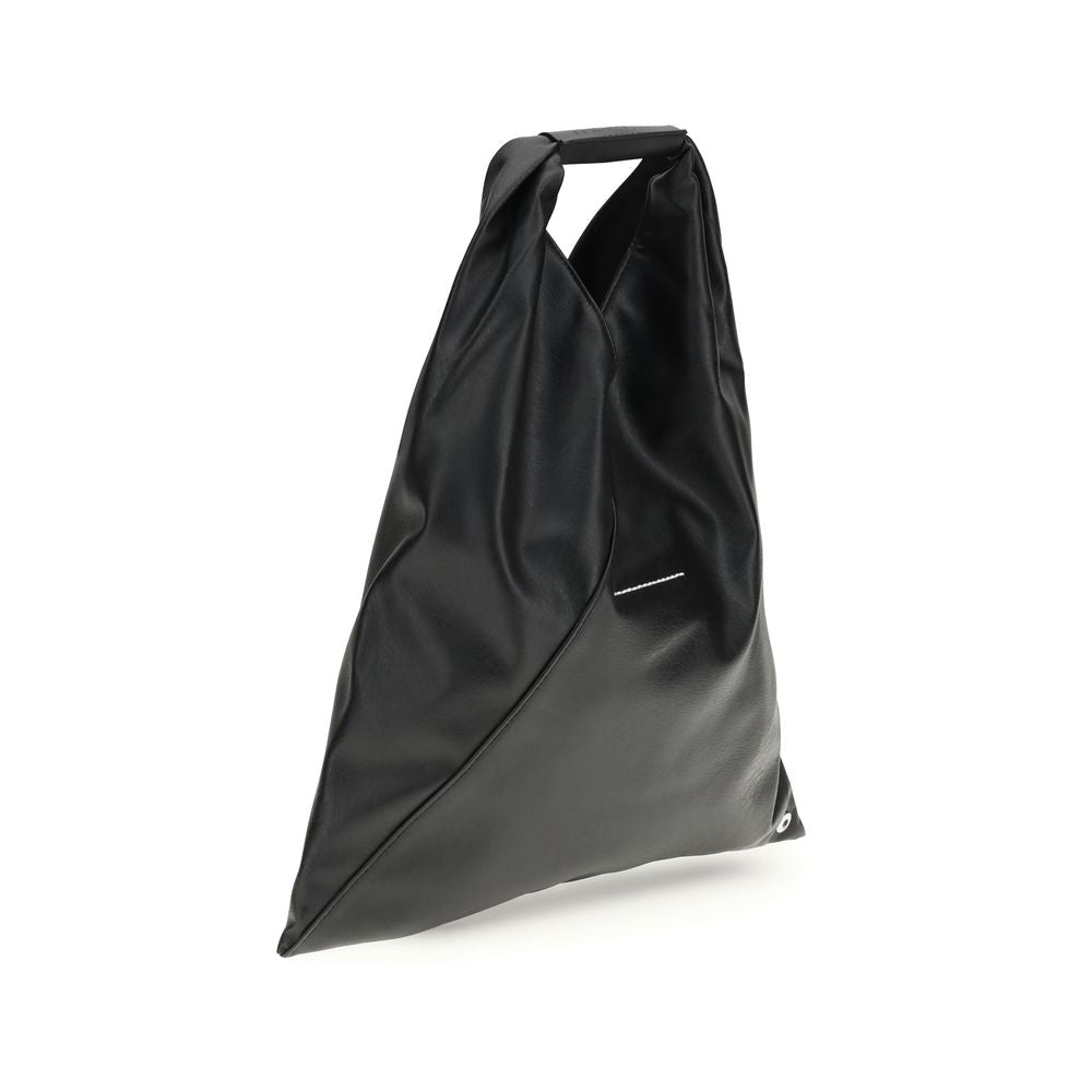 MM6 - Black Polyethylene Handbag