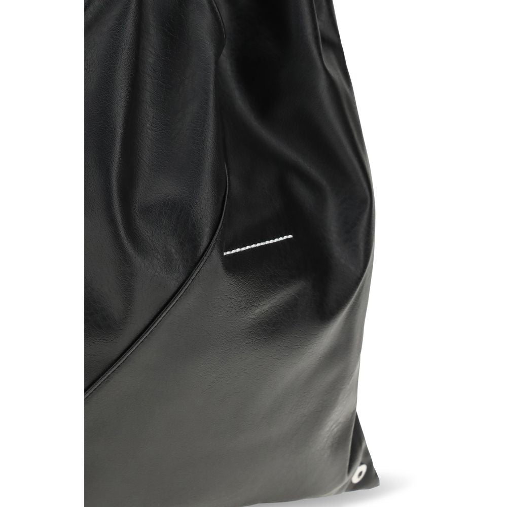 MM6 - Black Polyethylene Handbag