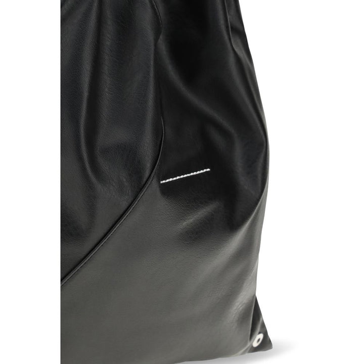 MM6 - Black Polyethylene Handbag
