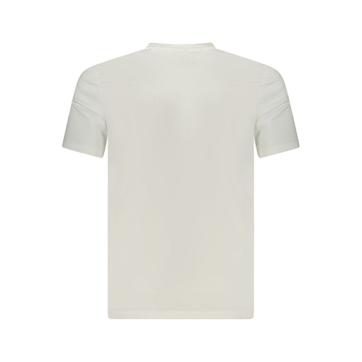 Guess Jeans White Cotton Men T-Shirt