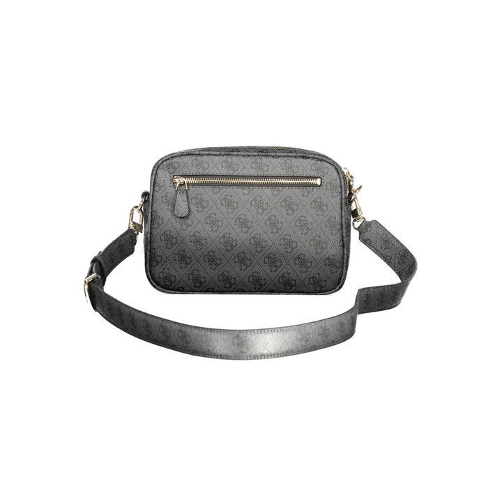 Guess Jeans Nero Poliuretano Women Handbag