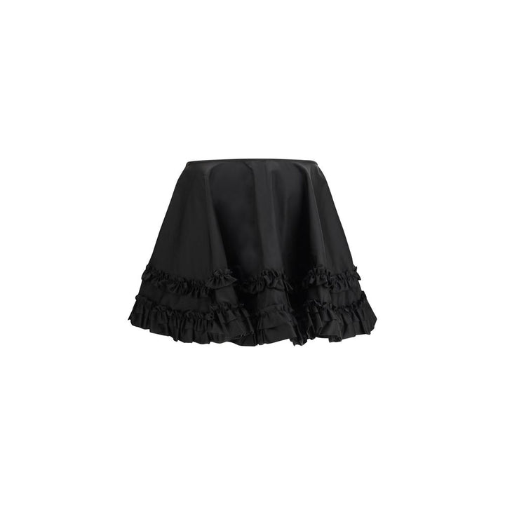 Women’s Ganni Black Recycled Polyamide Mini Skirt