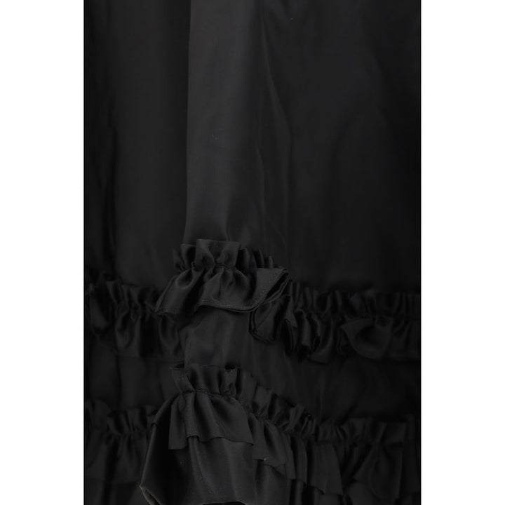 Women’s Ganni Black Recycled Polyamide Mini Skirt