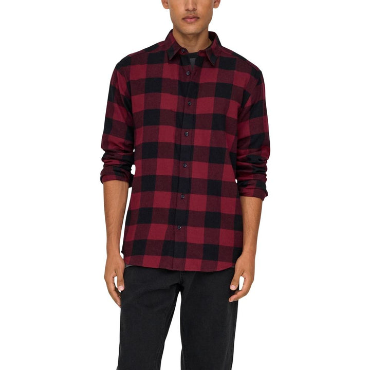 Only &amp; Sons Multicolor Cotton Pattern Shirt