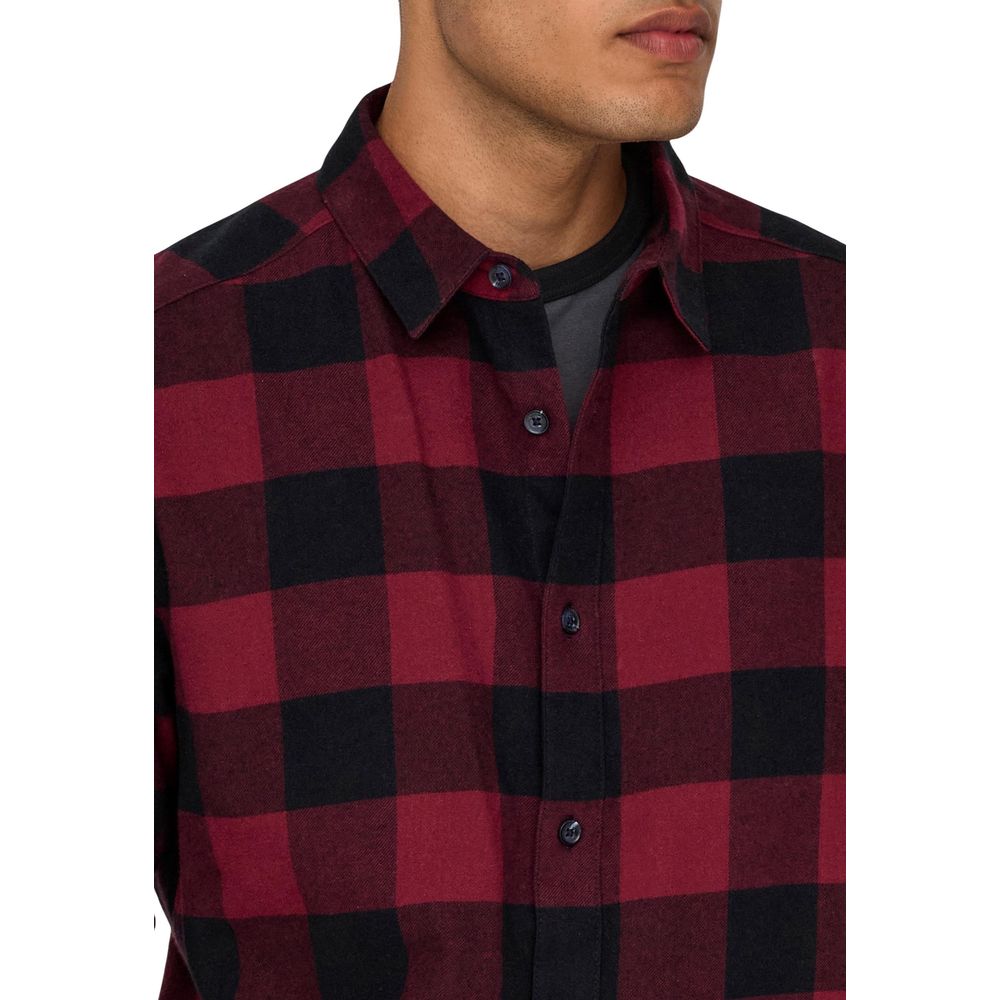Only &amp; Sons Multicolor Cotton Pattern Shirt