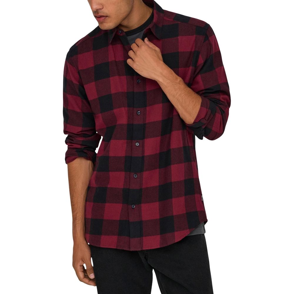 Only &amp; Sons Multicolor Cotton Pattern Shirt