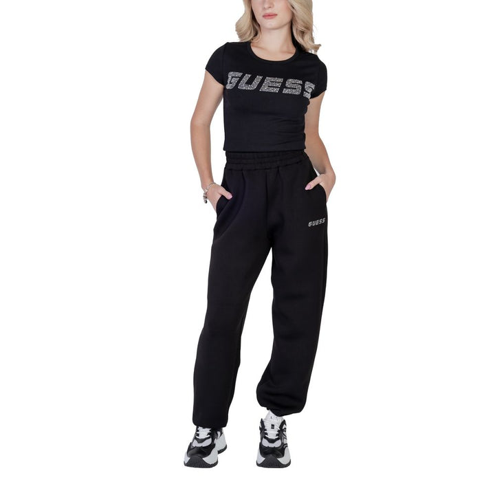 Guess Active Black Cotton T-Shirt
