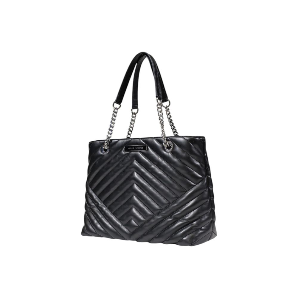 Armani Exchange - Black Polyester Handbag