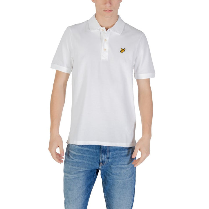 Lyle &amp; Scott White Cotton Polo Shirt