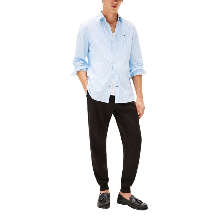 Tommy Hilfiger Black Cotton Joggers (Workout Pants)