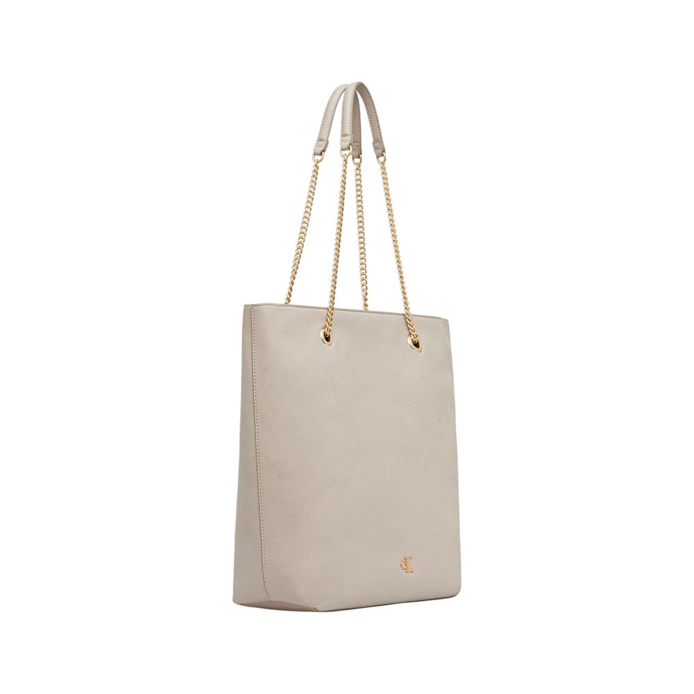 Calvin Klein - Beige Polyethylene Handbag