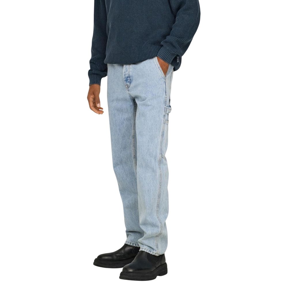 Only &amp; Sons Blue Cotton Relaxed Fit Jeans