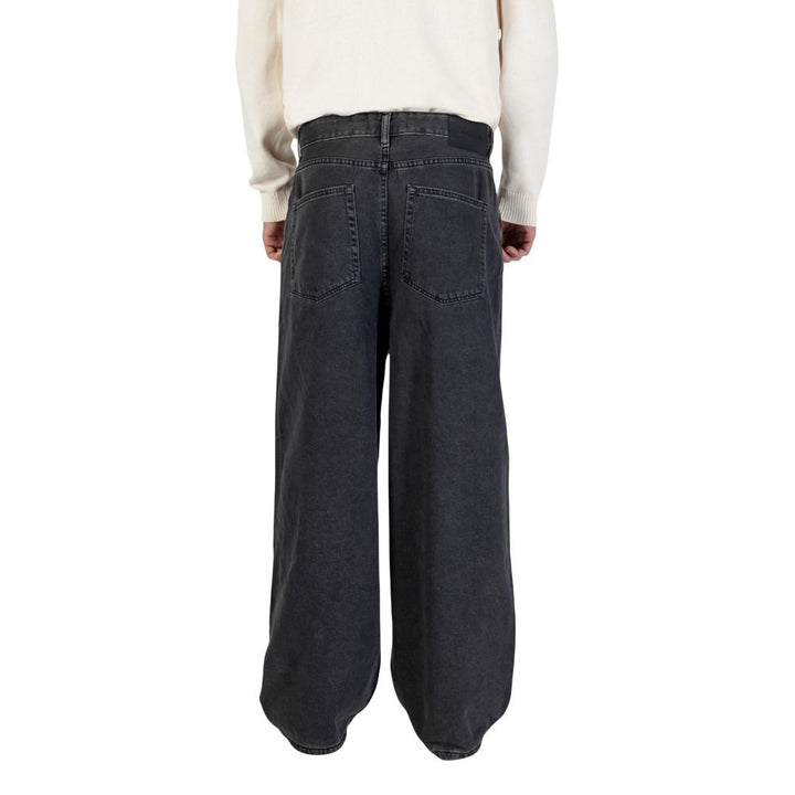 Only &amp; Sons Black Cotton Relaxed Fit Jeans