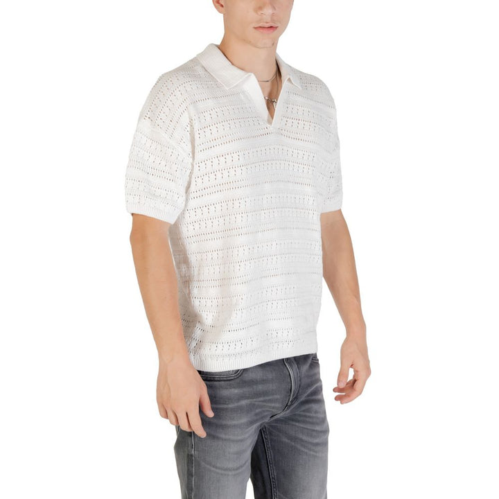 Only &amp; Sons White Cotton Shortsleeve Shirt