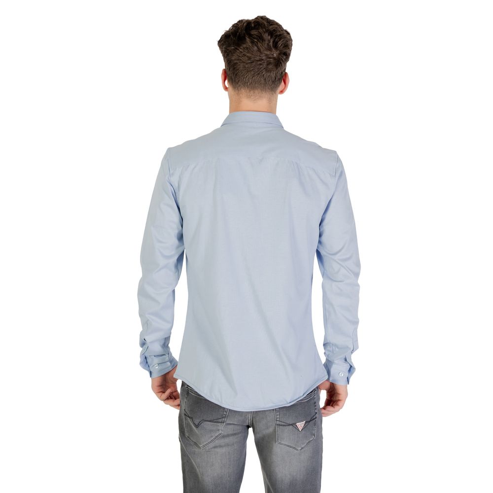 Only &amp; Sons Blue Cotton Dress Shirt