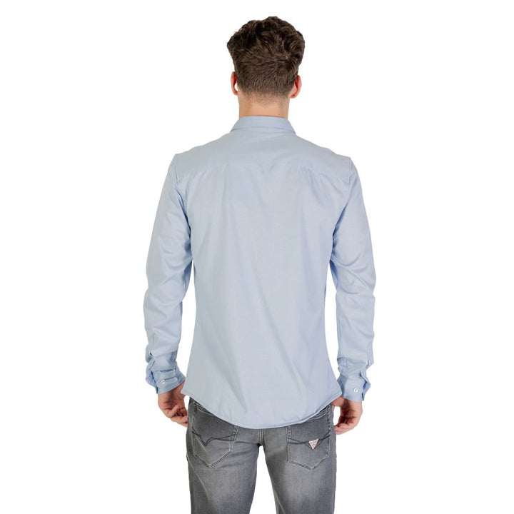 Only &amp; Sons Blue Cotton Dress Shirt