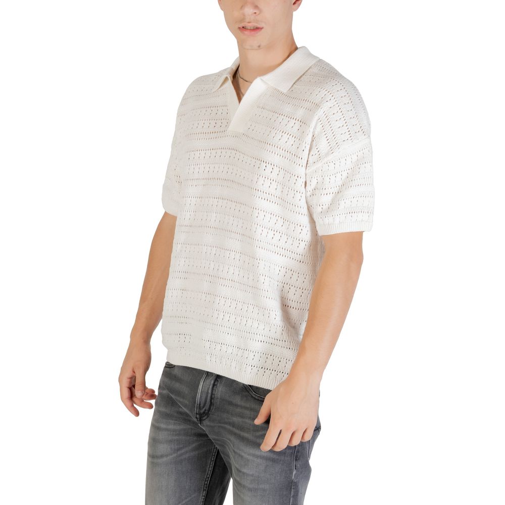 Only &amp; Sons White Cotton Shortsleeve Shirt