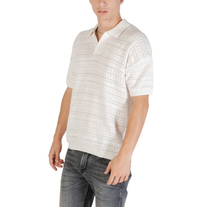 Only &amp; Sons White Cotton Shortsleeve Shirt