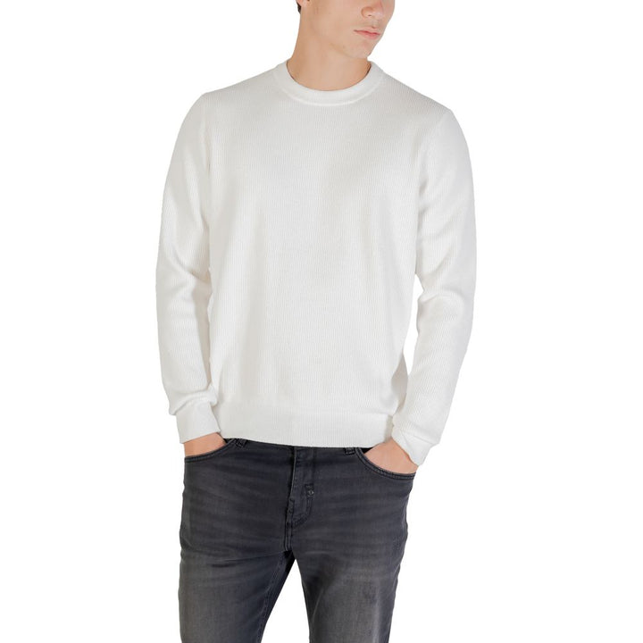 Antony Morato Beige Polyester Sweatshirt