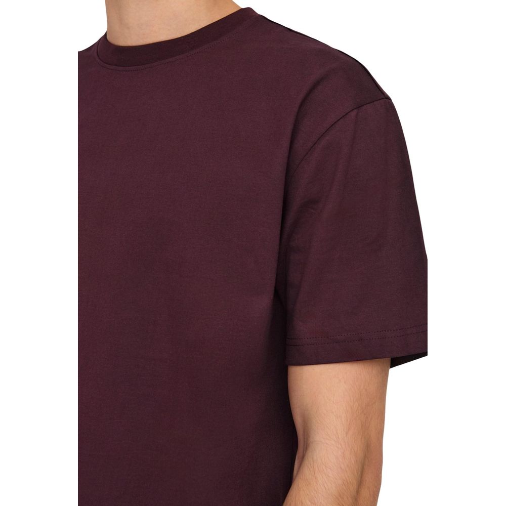 Only &amp; Sons Bordeaux Organic Cotton T-Shirt