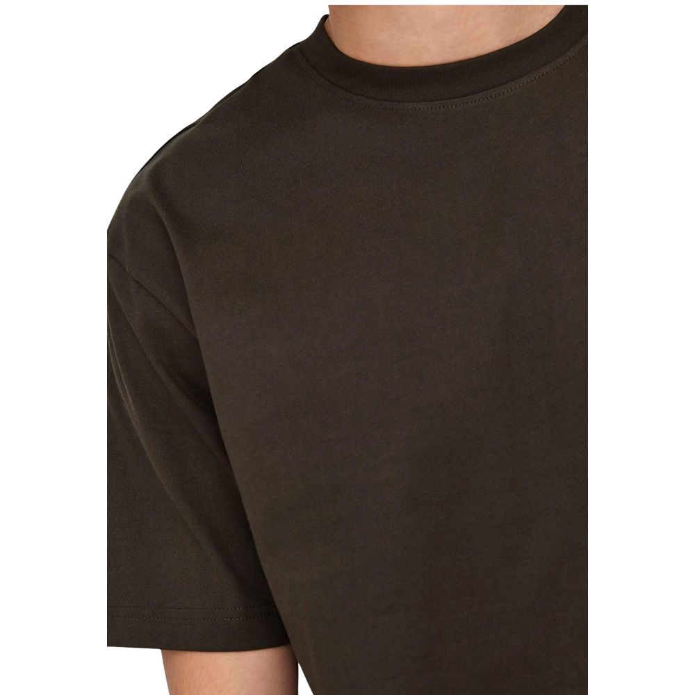 Only &amp; Sons Brown Organic Cotton T-Shirt