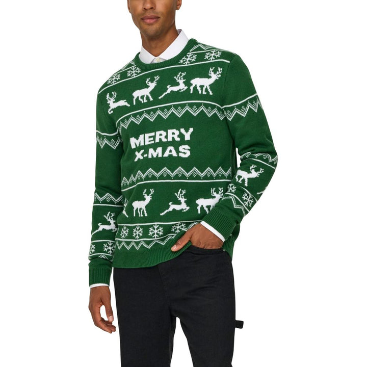 Only &amp; Sons Bicolor Marabou Sweatshirt