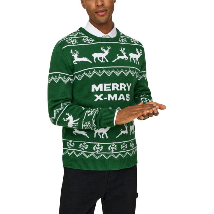 Only &amp; Sons Bicolor Marabou Sweatshirt