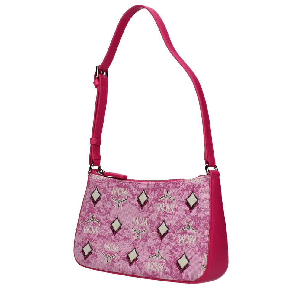 MCM - Pink Fabric Crossbody Bag