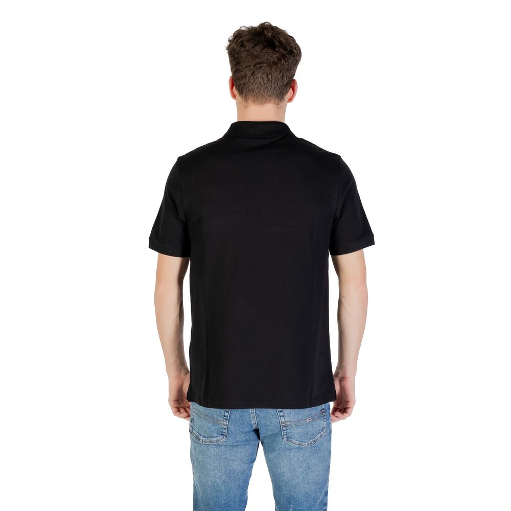 Lyle &amp; Scott Black Cotton Polo Shirt