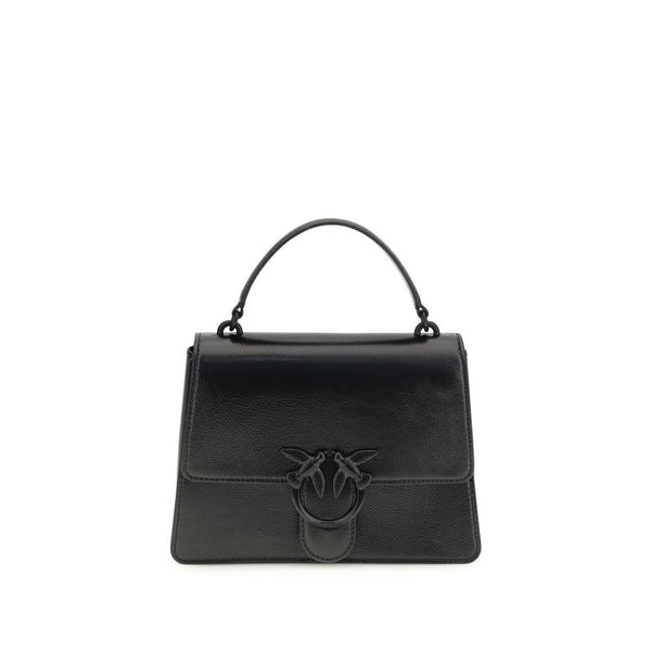 PINKO - Black Lamb Ovis Aries Handbag