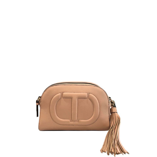 Twinset - Pink Faux Leather Women Crossbody