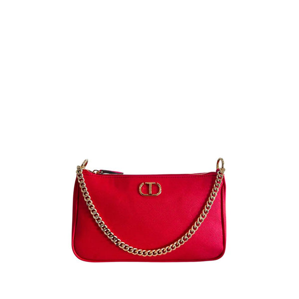 Twinset - Red PU Women Crossbody Bag