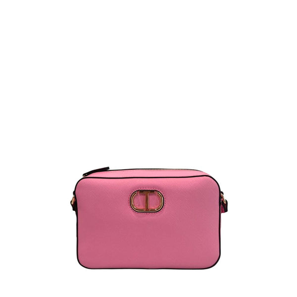 Twinset - Pink PU Women Crossbody Bag