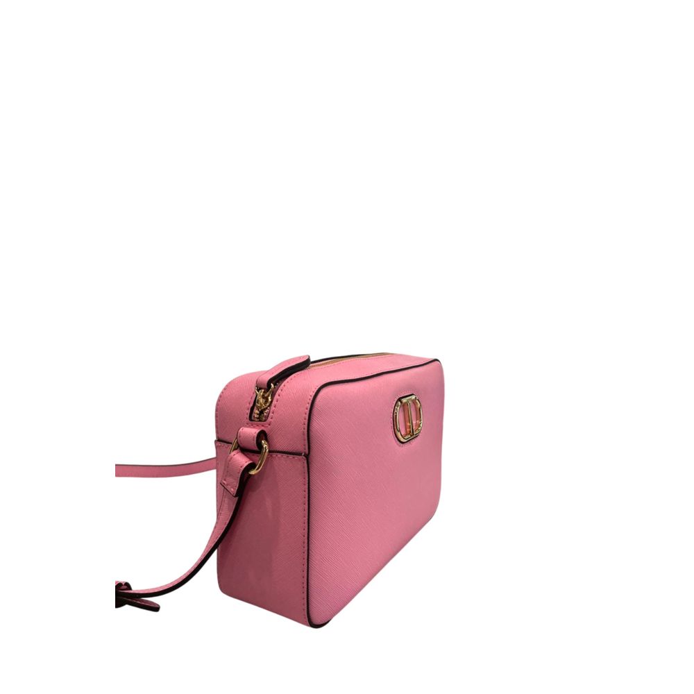 Twinset - Pink PU Women Crossbody Bag